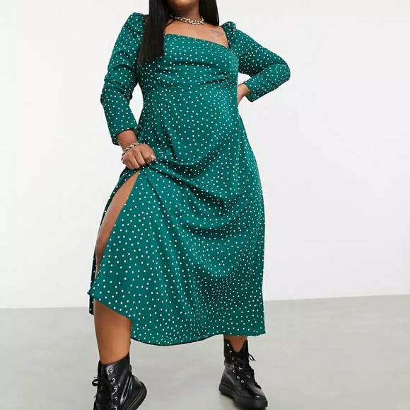 ASOS Curve Dresses & Skirts - ASOS Curve Polka Dot Maxi Size 18